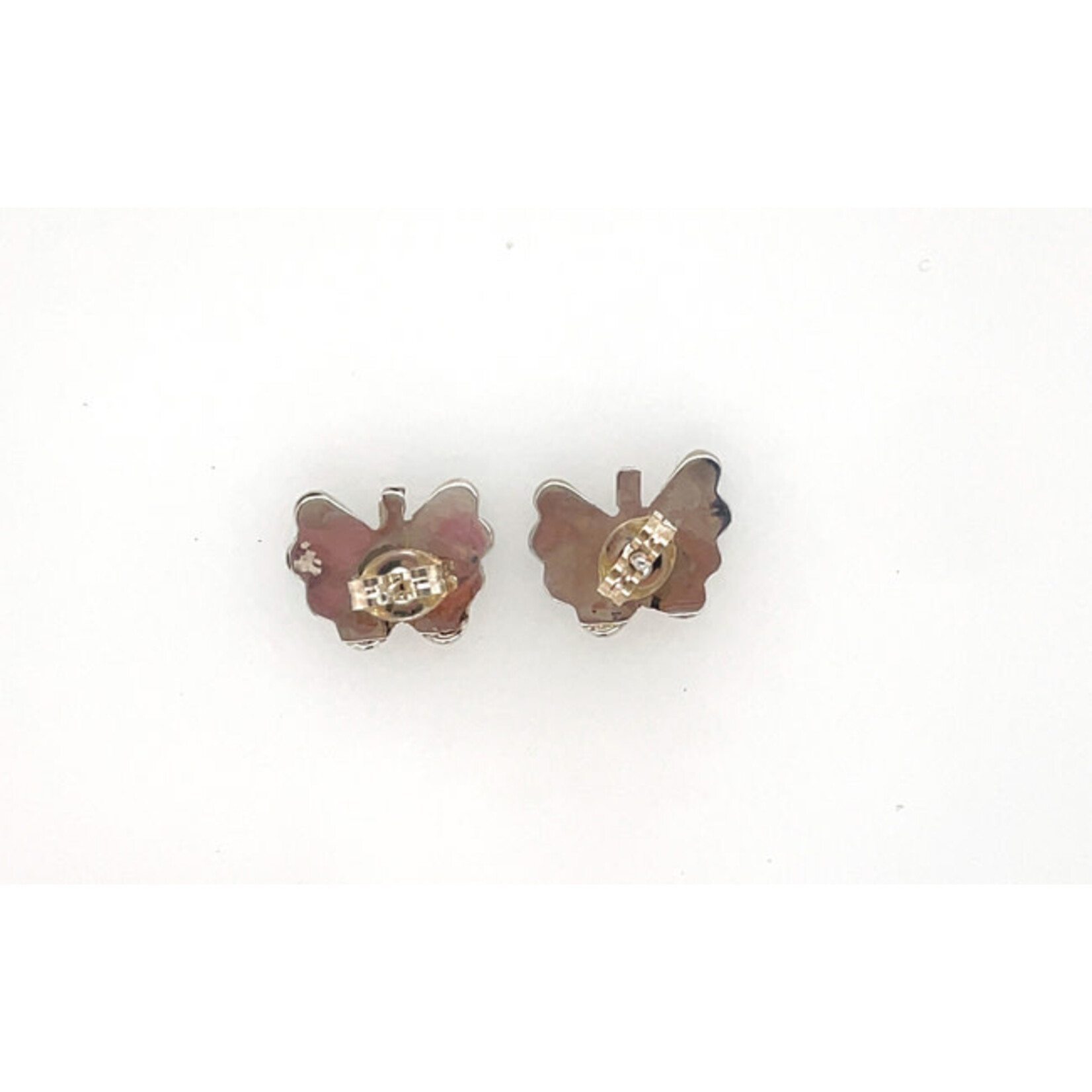 New High Quality Blue Dripping Oil Butterfly Earrings Simulation Butterfly  Drop Earrings Metal Butterfly Piercing Earrings Gift