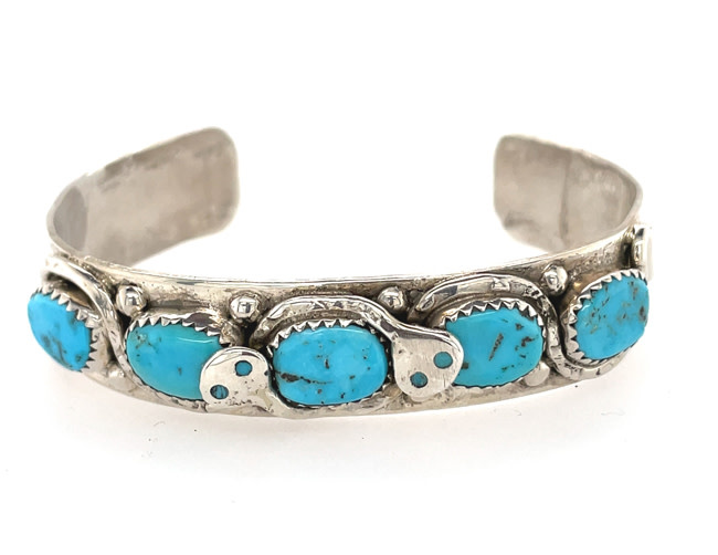 Zuni Charms on a Mexican Silver Bracelet? - Identifying & Discovering -  Turquoise People