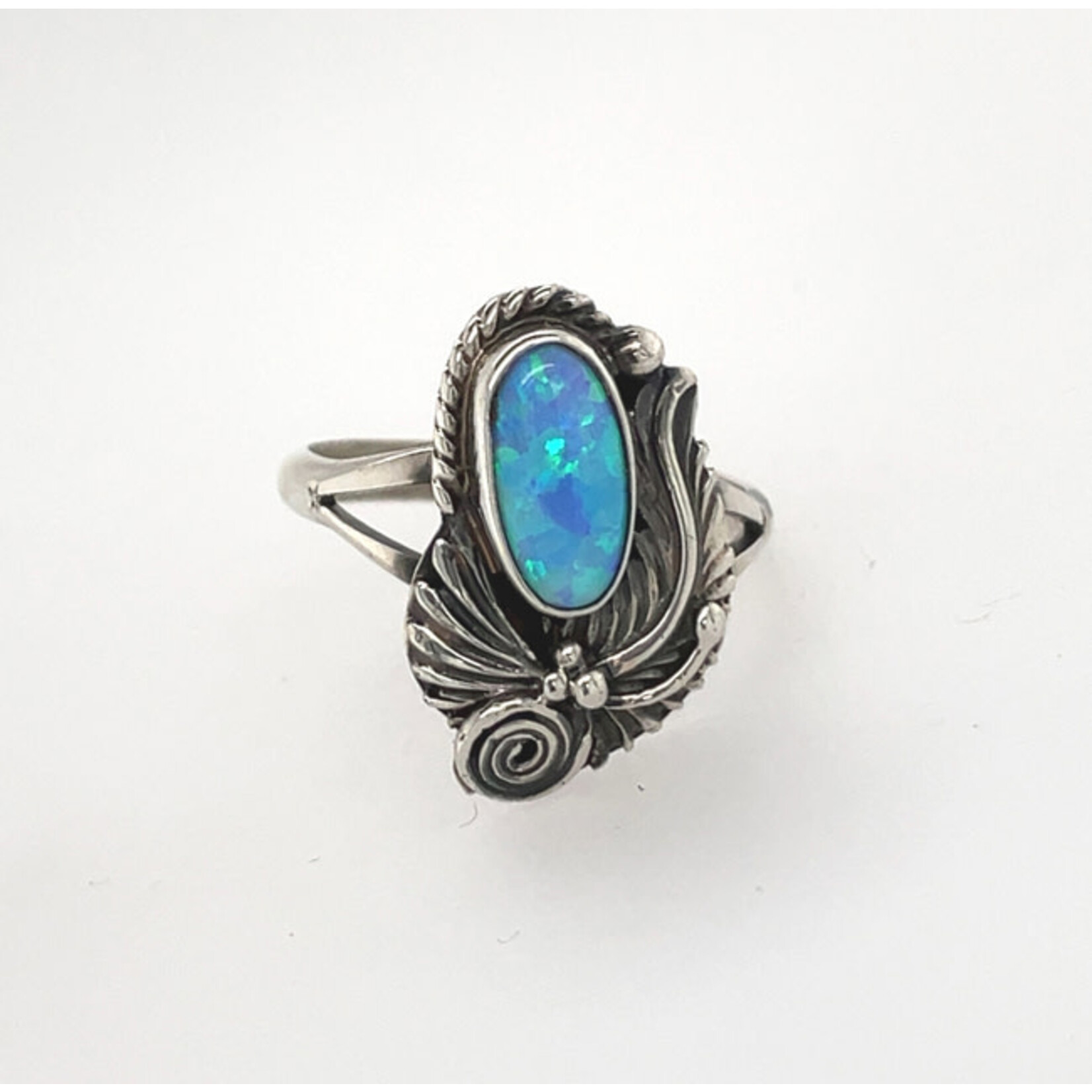 Dendritic Opal Ring in Sterling Silver, 8.75 US – Kathy Bankston