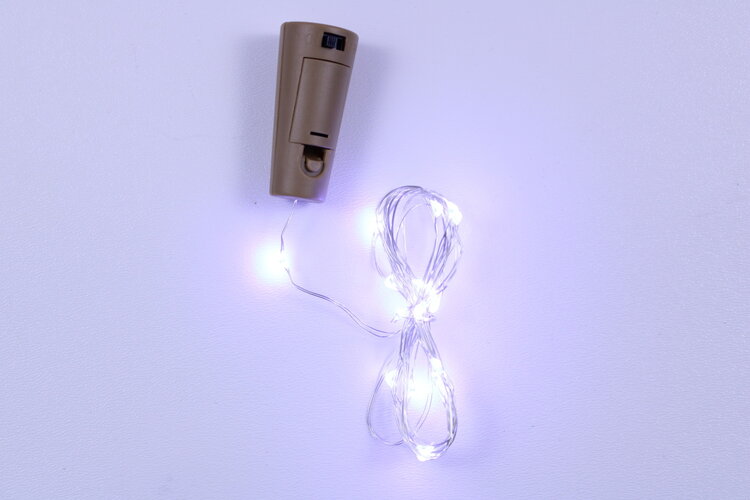 Battery Mini String Lights - Blue White