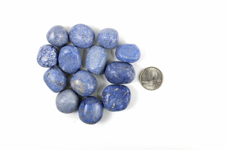 Dumortierite Tumbled Peru 1" Pocket Stone