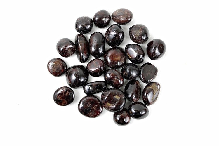 Garnet Tumbled China 1" Pocket Stone