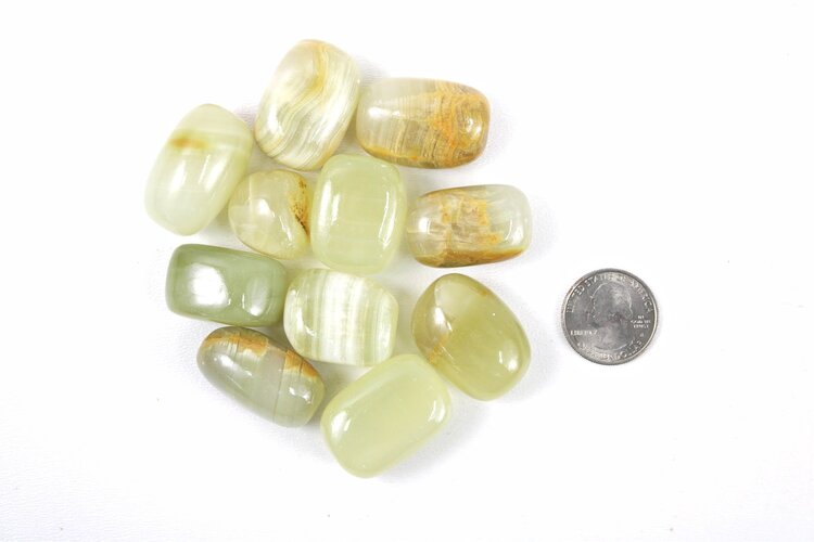 Tumbled Green Calcite Pakistan 1-25g