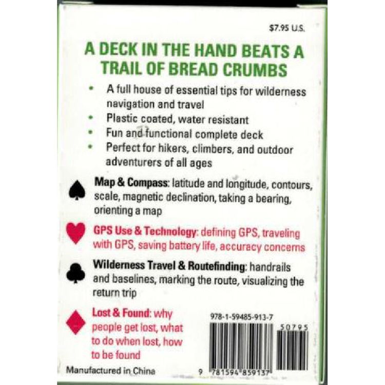 The Don't Get Lost Out There Card Deck