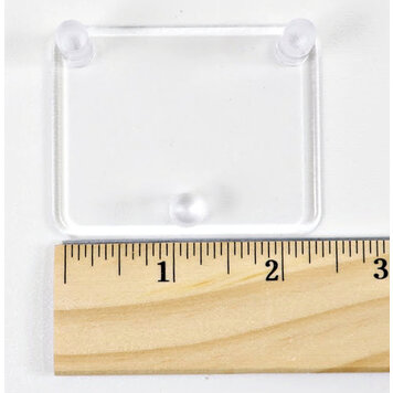 Small 3 Peg Acrylic Stand 2.5"x2"