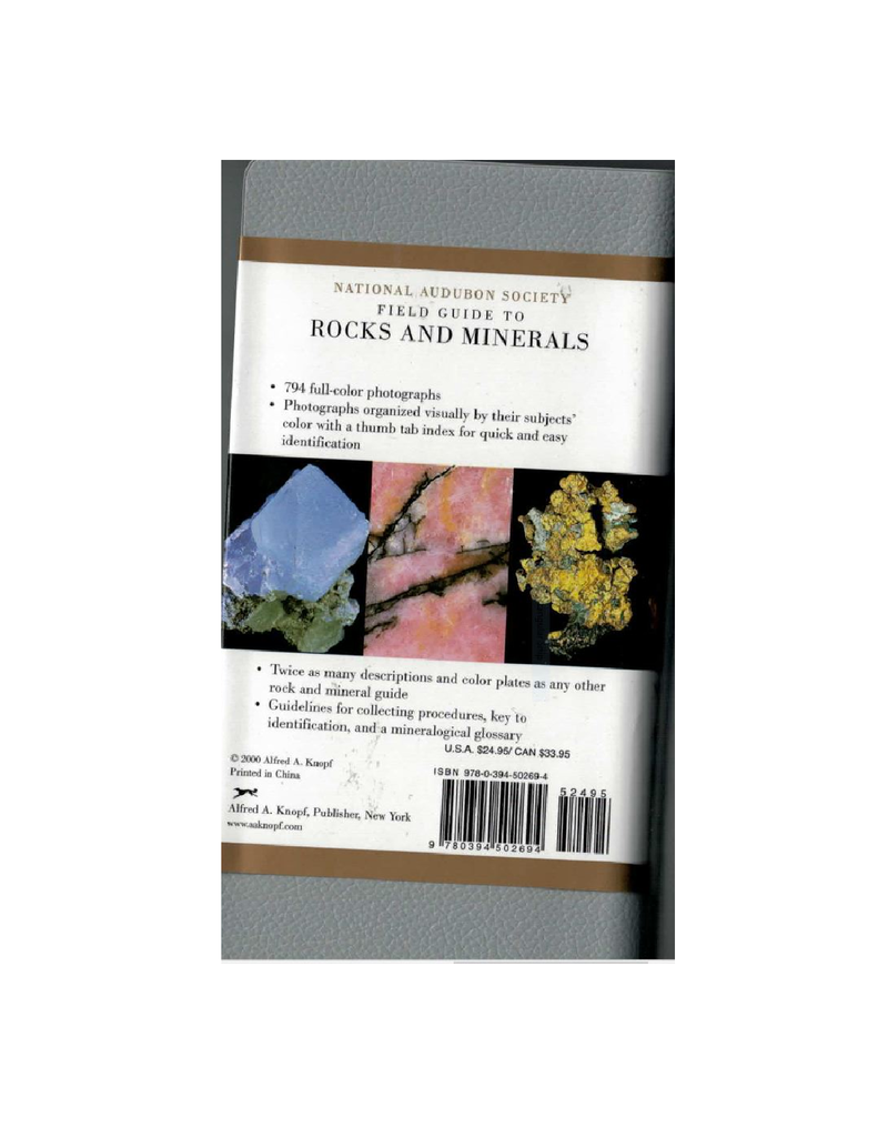National Audubon Society Field Guide to Rocks and Minerals Mama's