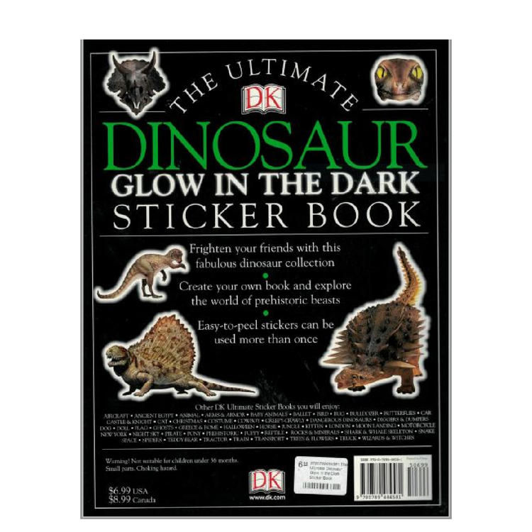The Ultimate Dinosaur Glow in the Dark Sticker Book