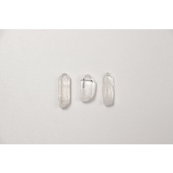 3 Quartz Crystals - 1/2" x 1-1/2"
