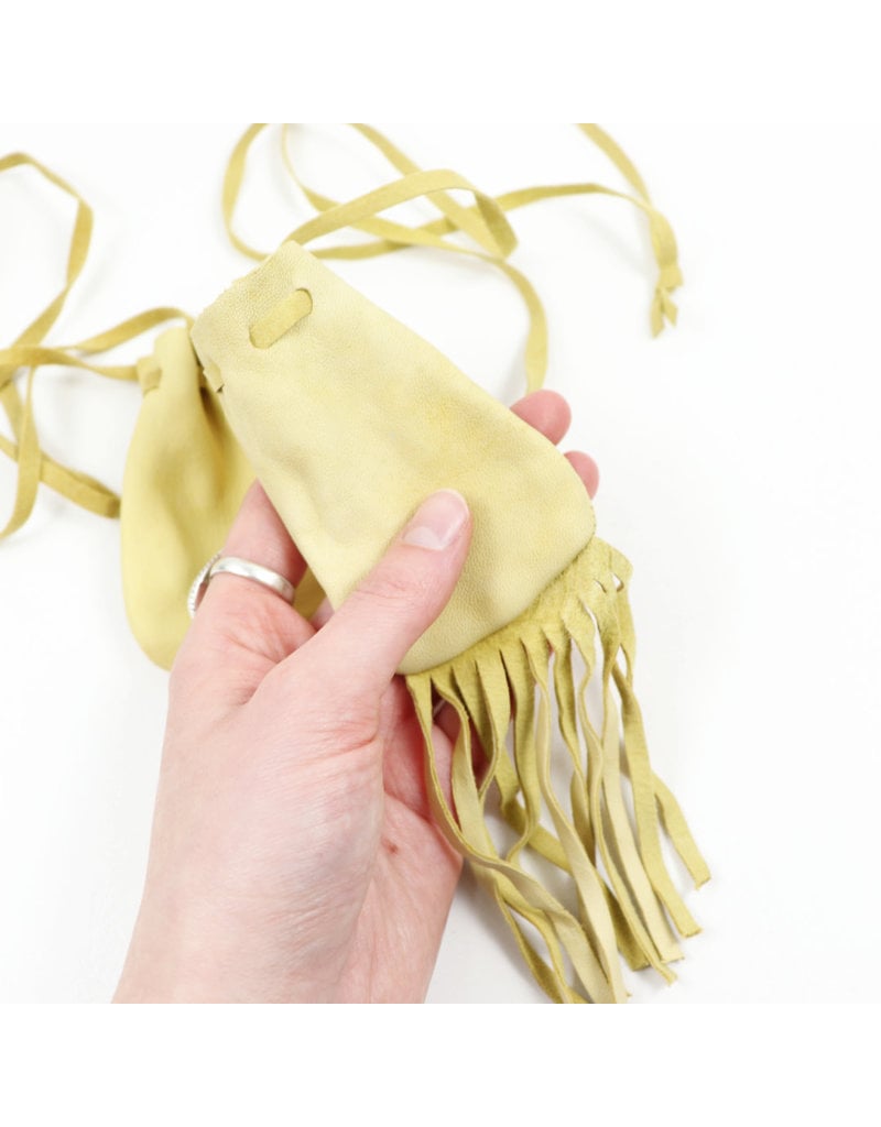 Deerskin Pouch with Fringe