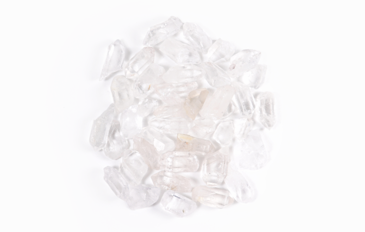 Clear Natural Quartz Crystal  Point