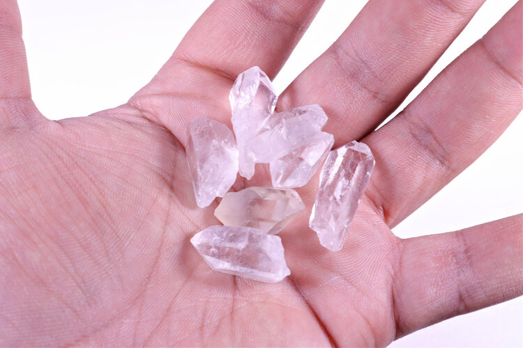 Clear Natural Quartz Crystal  Point