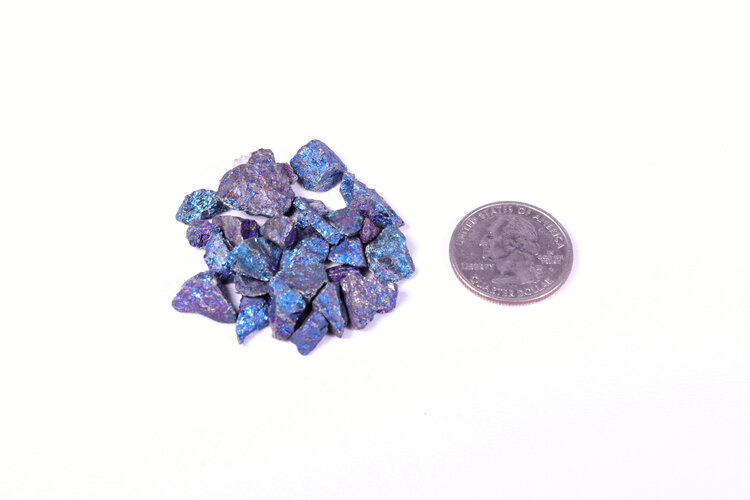 Natural Chalcopyrite Gemstone Peacock Ore