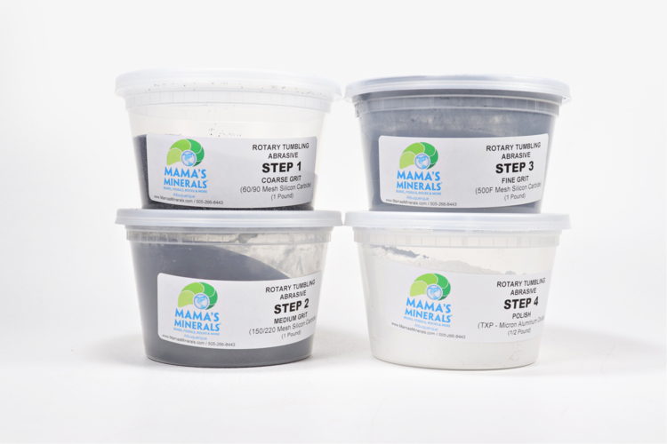 4 Step Grit Kit Tumble Polish Grit