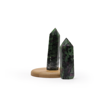 Ruby Zoisite Polished Point ~3"