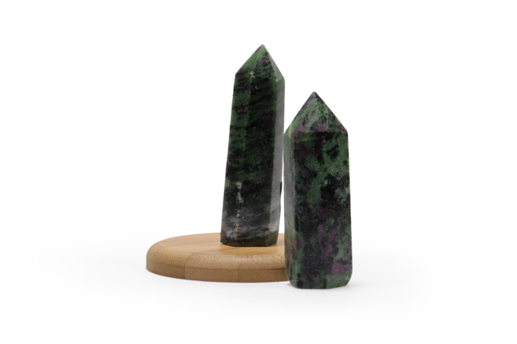 Ruby Zoisite Polished Point ~3"