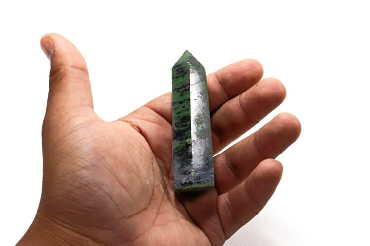 Ruby Zoisite Polished Point ~3"