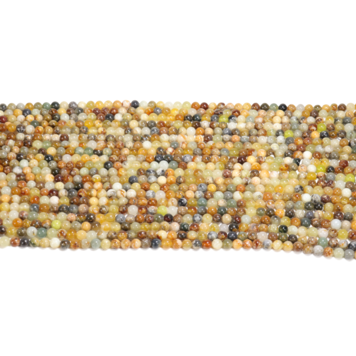 Flower Jade Round 6mm