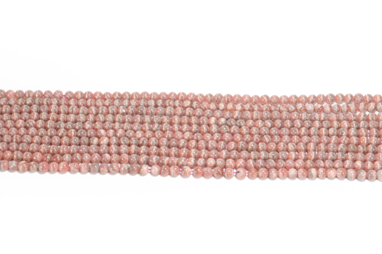 Rhodochrosite Rounds 6mm A