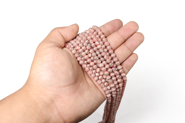 Rhodochrosite Rounds 6mm A