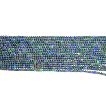 Azurite Round Matte 4mm