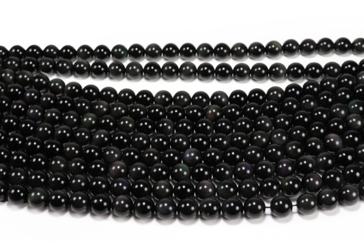 Rainbow Obsidian Round 12mm