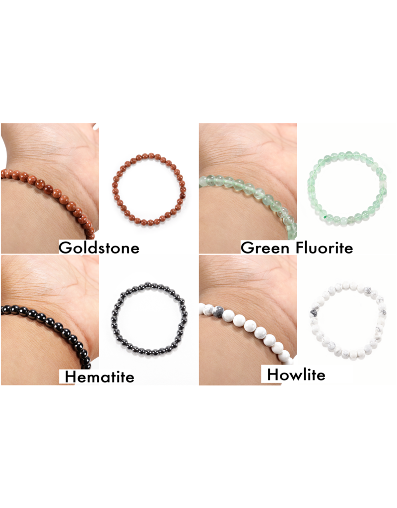 Assorted Gemstone Bracelet 6mm Mama's Minerals