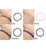 Assorted Gemstone Bracelet 6mm