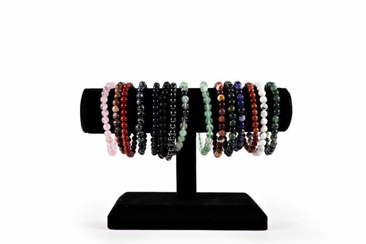 Assorted Gemstone Bracelet 6mm