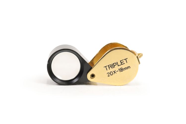 Jewelers Loupe 18mm Triplet 20x
