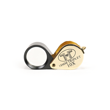 Jewelers Loupe 18mm Triplet 10x