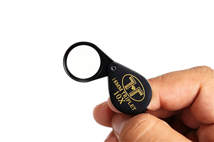 Jewelers Loupe 18mm Triplet 10x