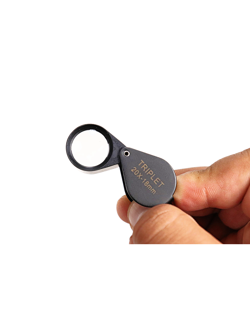 Jewelers Loupe 18mm Triplet 20x Mama's Minerals