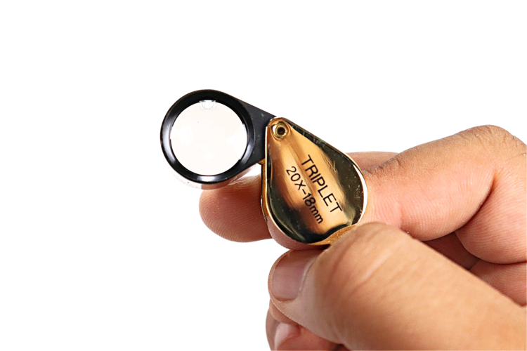Jewelers Loupe 18mm Triplet 20x