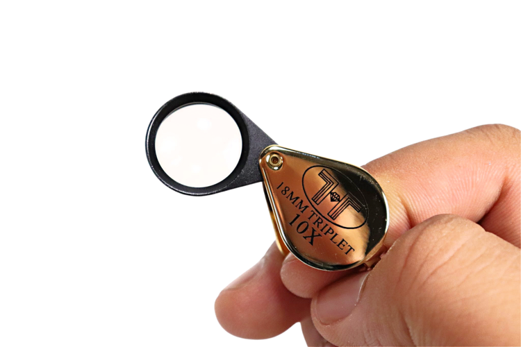 Jewelers Loupe 18mm Triplet 10x