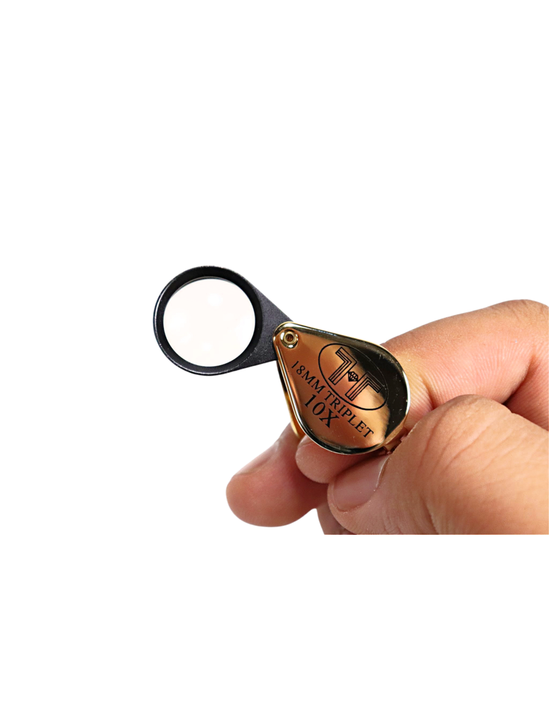 Jewelers Loupe 18mm Triplet 10x Mama's Minerals