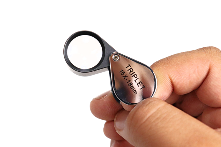 Jewelers Loupe 18mm Triplet 15x