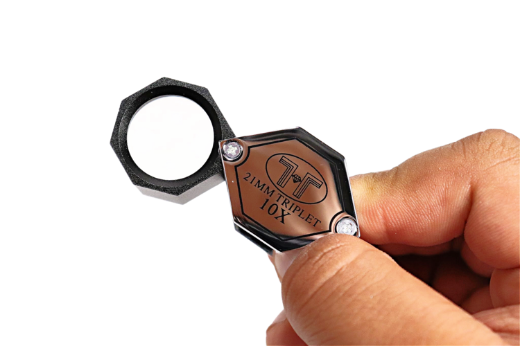 Jewelers Loupe 21mm Triplet 10X