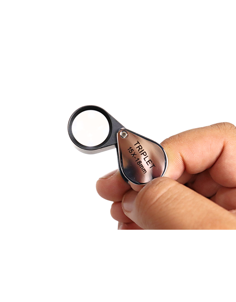 Jewelers Loupe Triplet 15x18mm Mama's Minerals