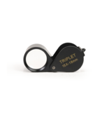 Jewelers Loupe Triplet 15x-18mm Black