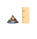 Rainbow Glass Pyramid 1"