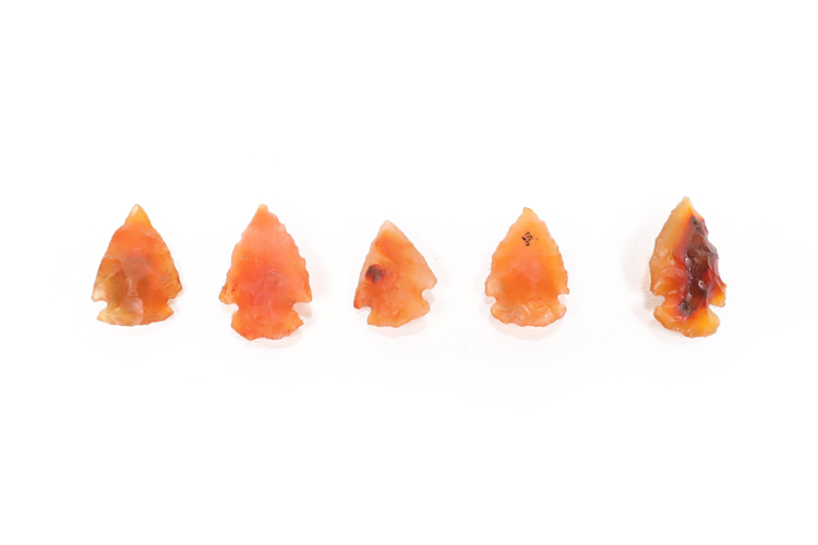 Carnelian Arrowhead 1"