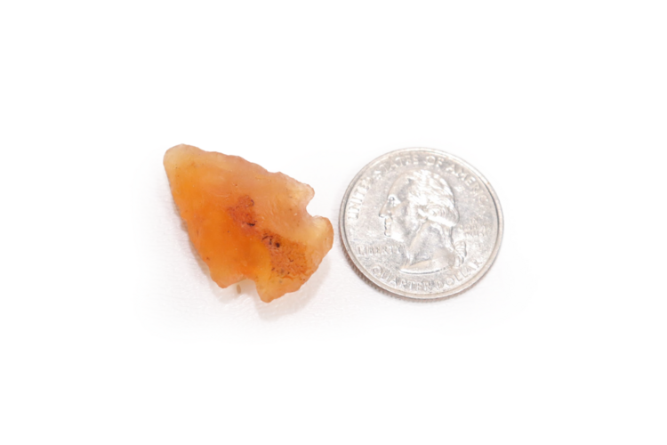Carnelian Arrowhead 1"