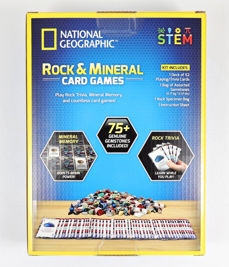 National Geographic Rock & Mineral Card Games