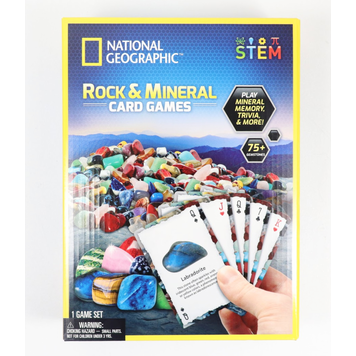 National Geographic Rock & Mineral Card Games