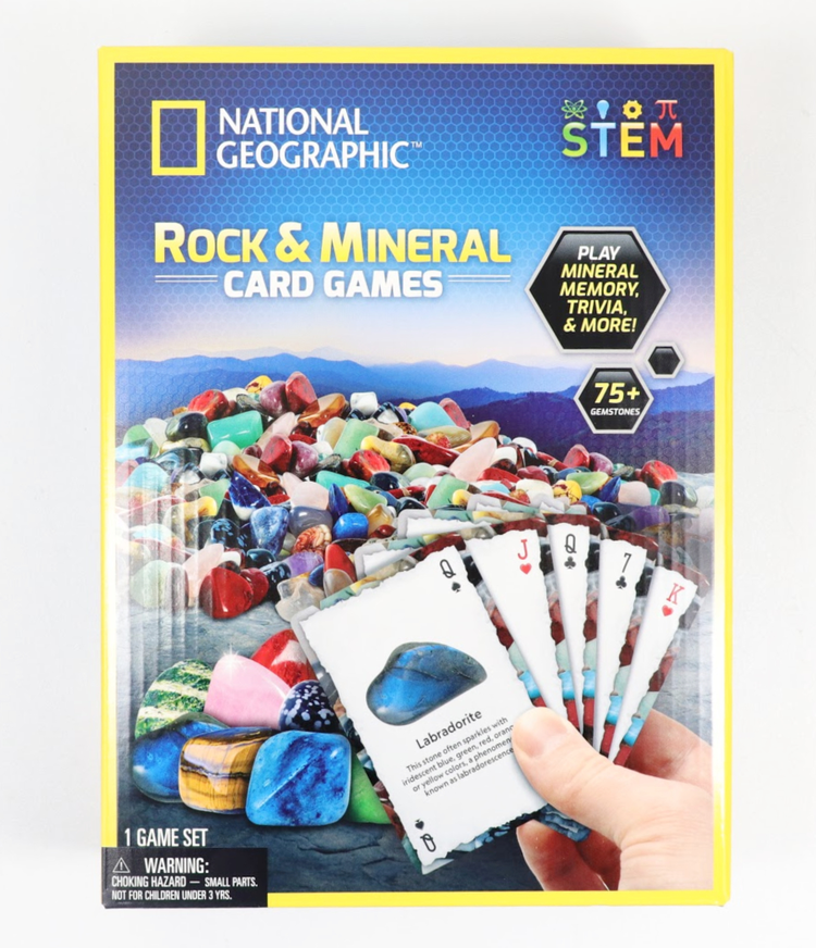 National Geographic Rock & Mineral Card Games