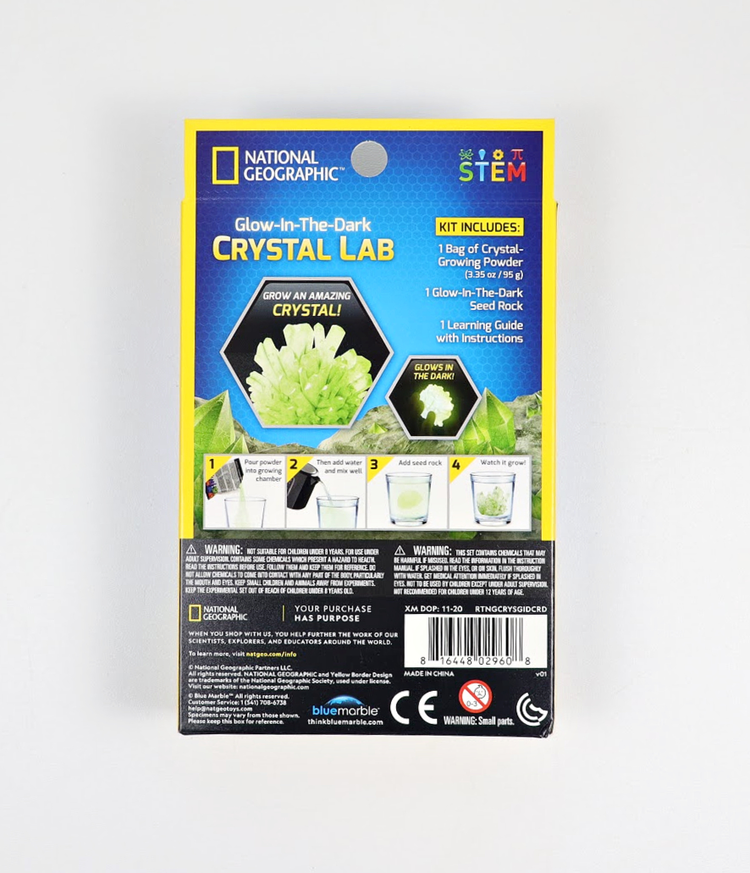 National Geographic Glow in the Dark Mini Crystal Kit