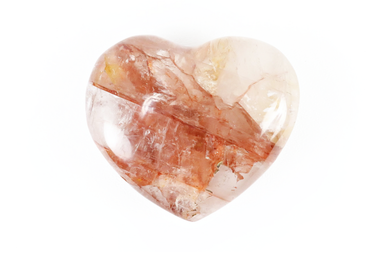 Hematoid Quartz Heart 2 1/2"