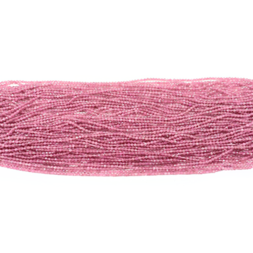 Pink Tourmaline Faceted Rounds 3mm