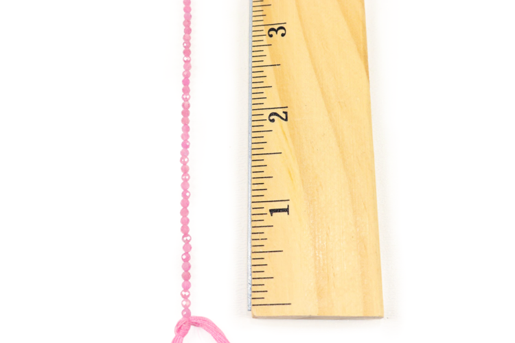 Pink Tourmaline Faceted Rounds 3mm