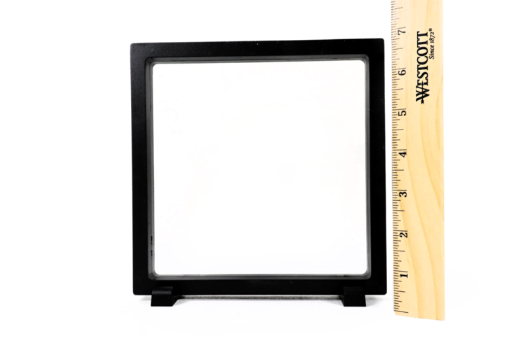 Floating Frame White 7" x 7" x .75"